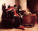 Jean-Paul Laurens Le Pape et l'Inquisiteur painting